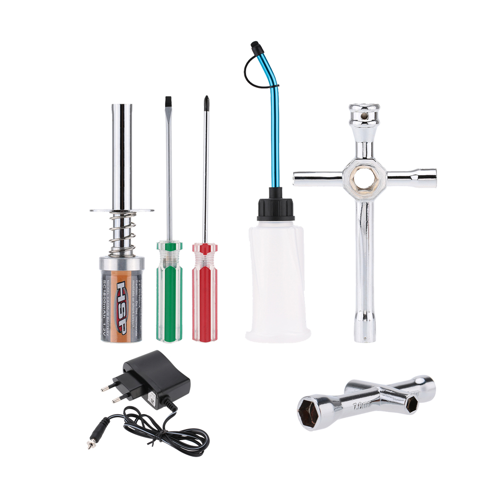 TianranRT Glow Plug Ignition Device with Battery Charger for HSP RedCat Powered 1/8 1/10 RC Car