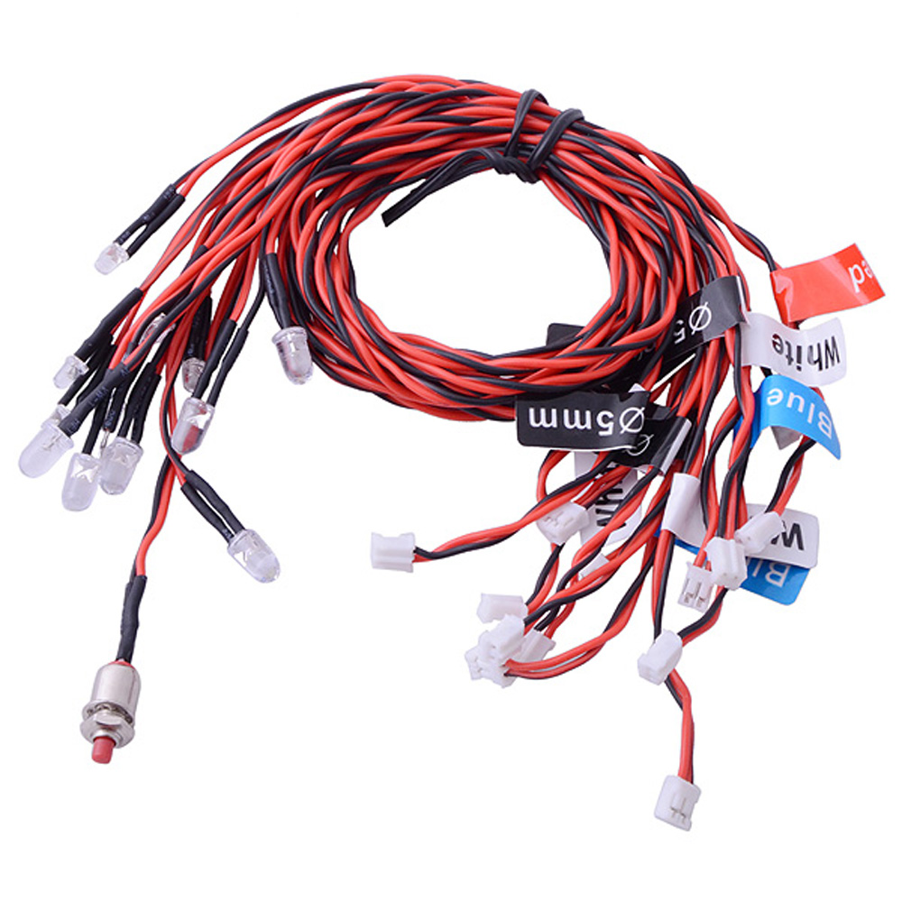 GoolRC New Highlight 12 LED Flashing Light System for RC Cars G.T.POWER Smart PPM/FM/FS 2.4G