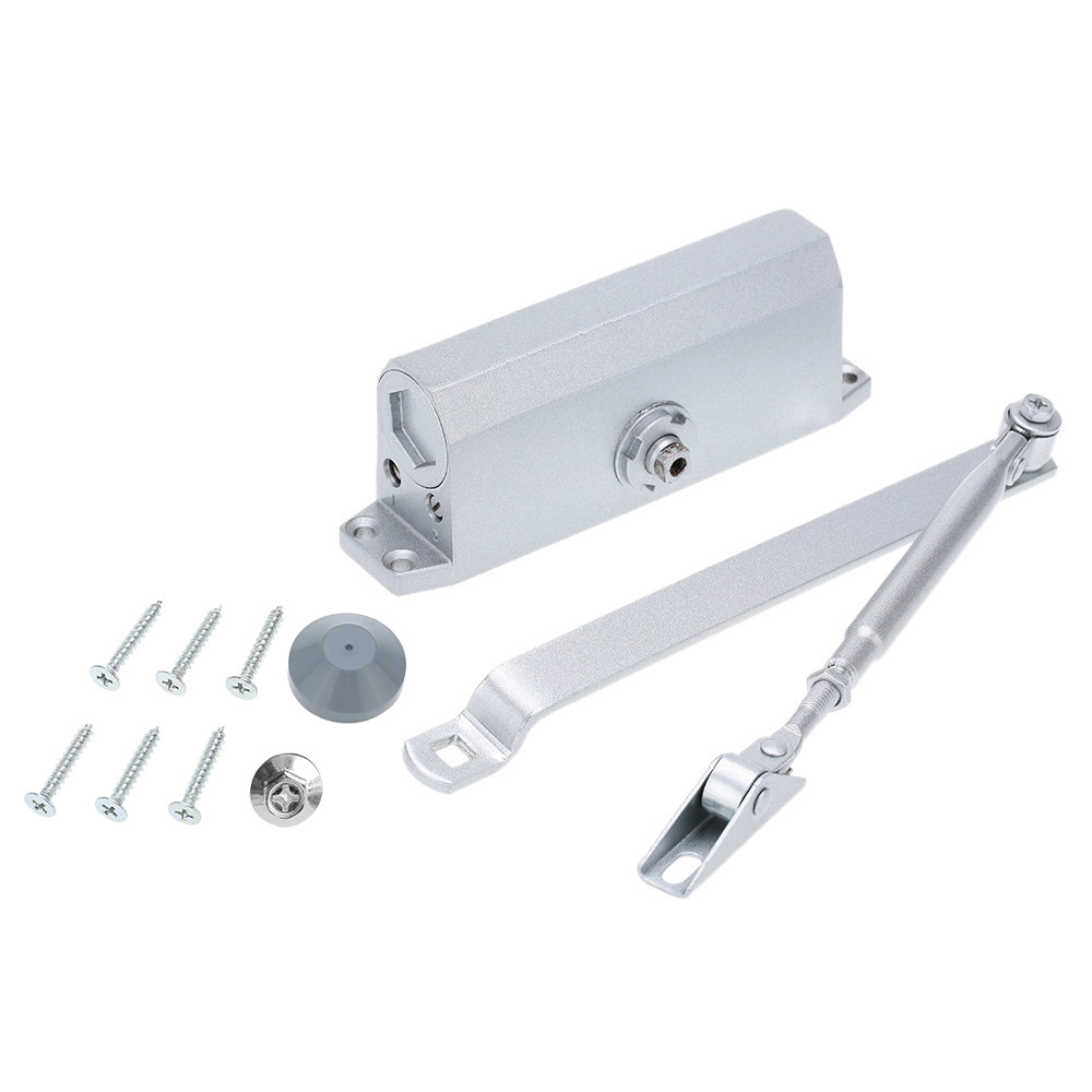 Automatic Hydraulic Arm Door Closer Mechanical Speed Control Up to 65KG