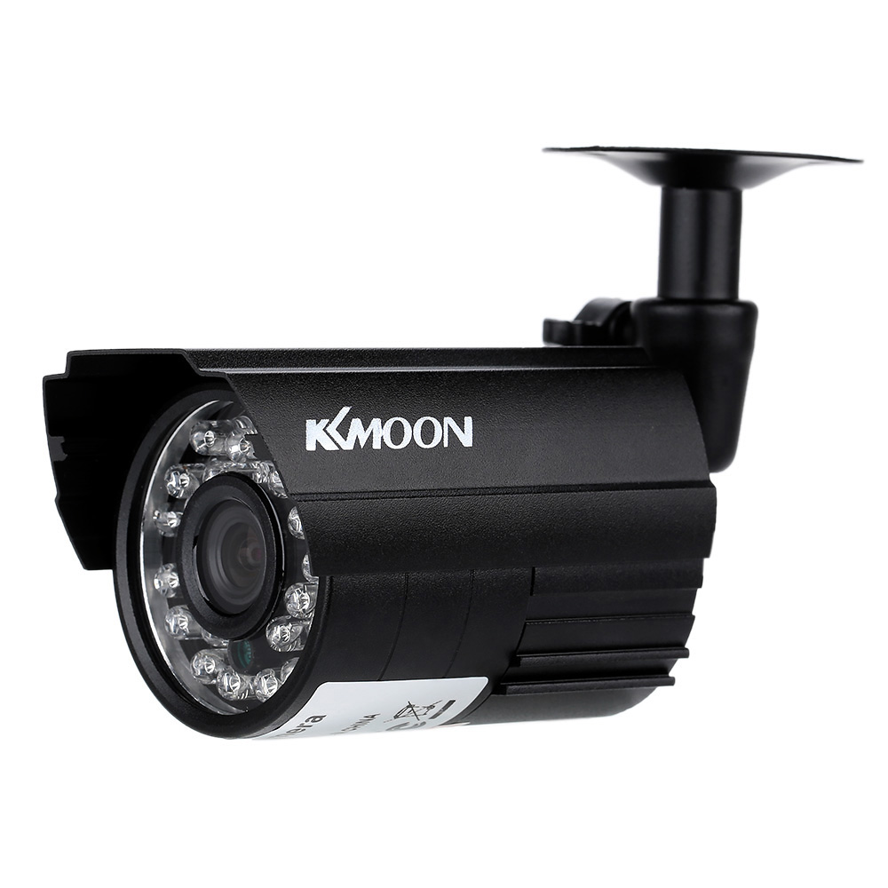 KKmoon 4pcs AHD 720P Weatherproof CCTV Cameras Kit IR CUT Color CMOS