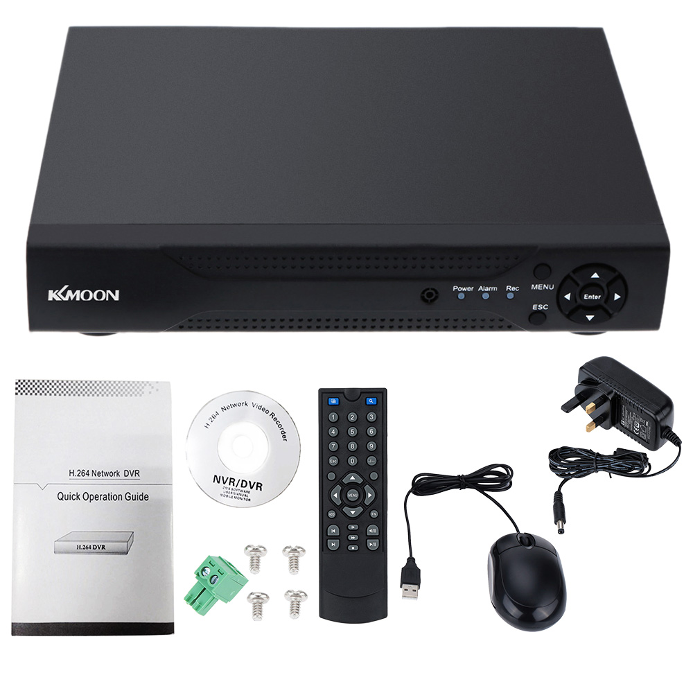 KKmoon 4 Channel 1280*720P CCTV Network DVR H.264 HDMI Home Security