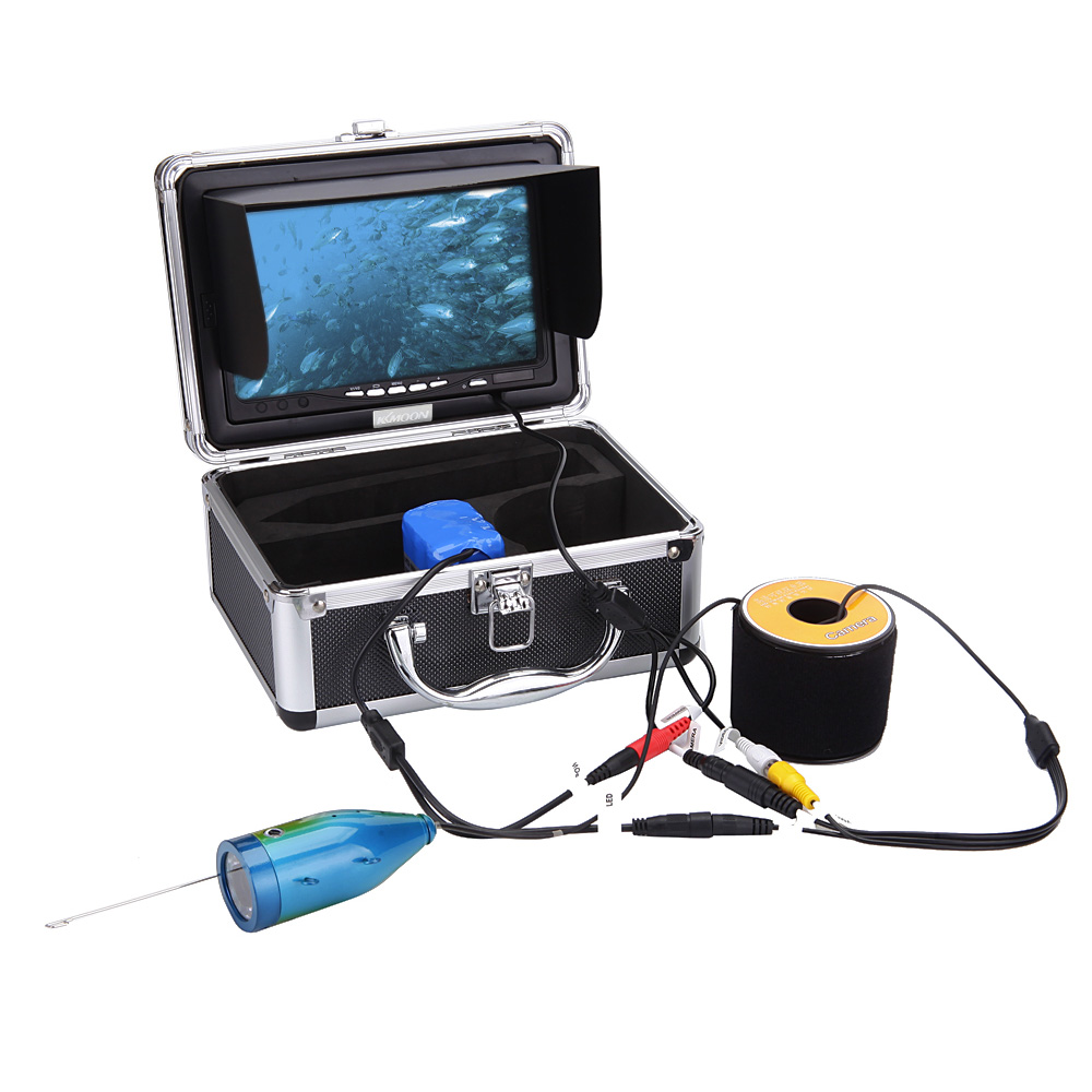 KKmoon® 15M Underwater Fish Finder HD 1200TVL Camera for Ice/Sea/River Fishing with 7in LCD Monitor