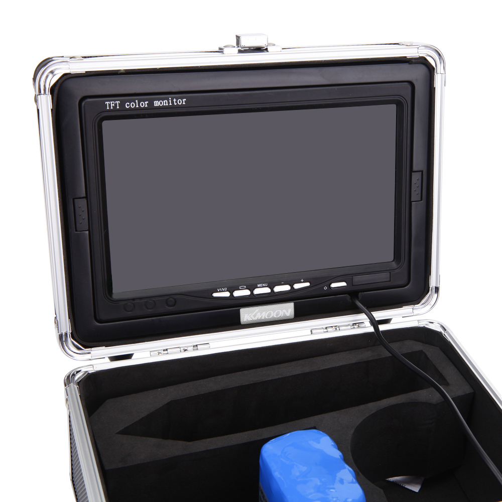 KKmoon® 15M Underwater Fish Finder HD 1200TVL Camera for Ice/Sea/River Fishing with 7in LCD Monitor