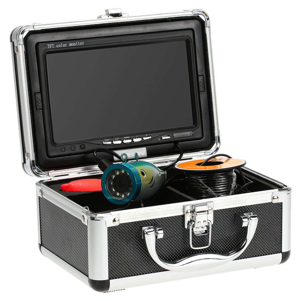 KKmoon® 30M Underwater Fish Finder HD 1200TVL Camera for Ice/Sea/River Fishing with 7in LCD Monitor