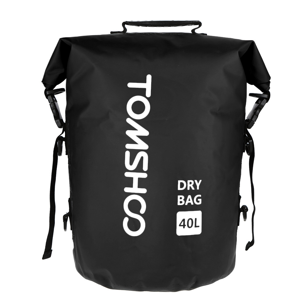 TOMSHOO 40L Outdoor WaterResistant Dry Sack Storage Bag for Travelling