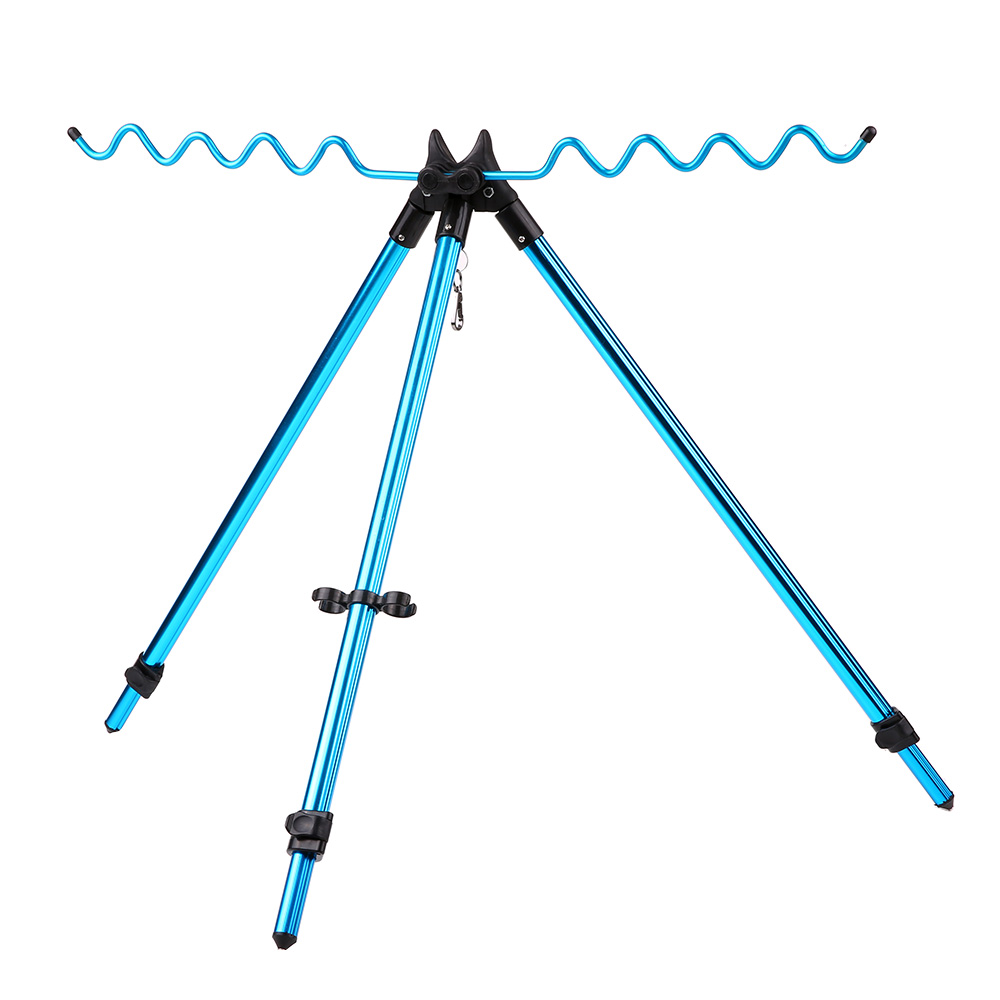 Portable Telescopic Adjustable Fishing Rods Tripod Stand Outdoor Sport