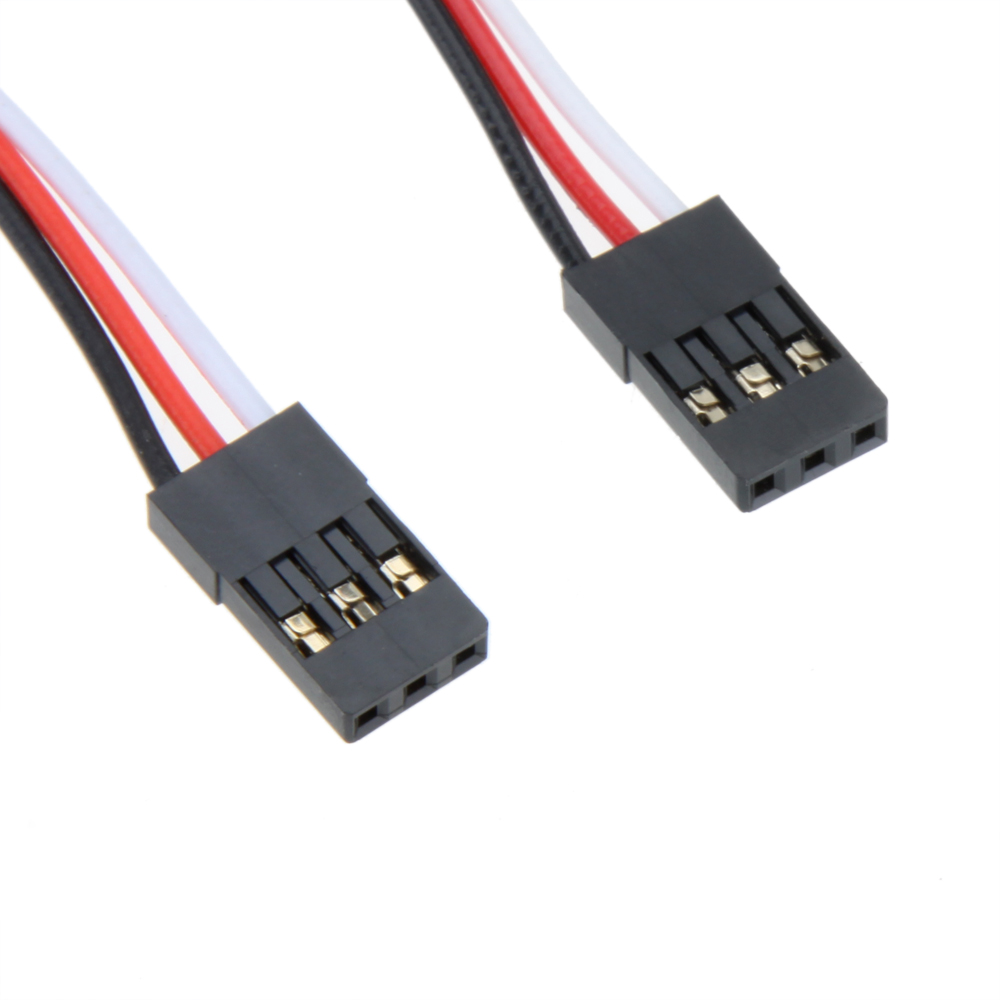 GoolRC 10Pcs 10cm Male to Male JR Plug Servo Extension Lead Wire Cable 100mm for RC Plane Quadcopter