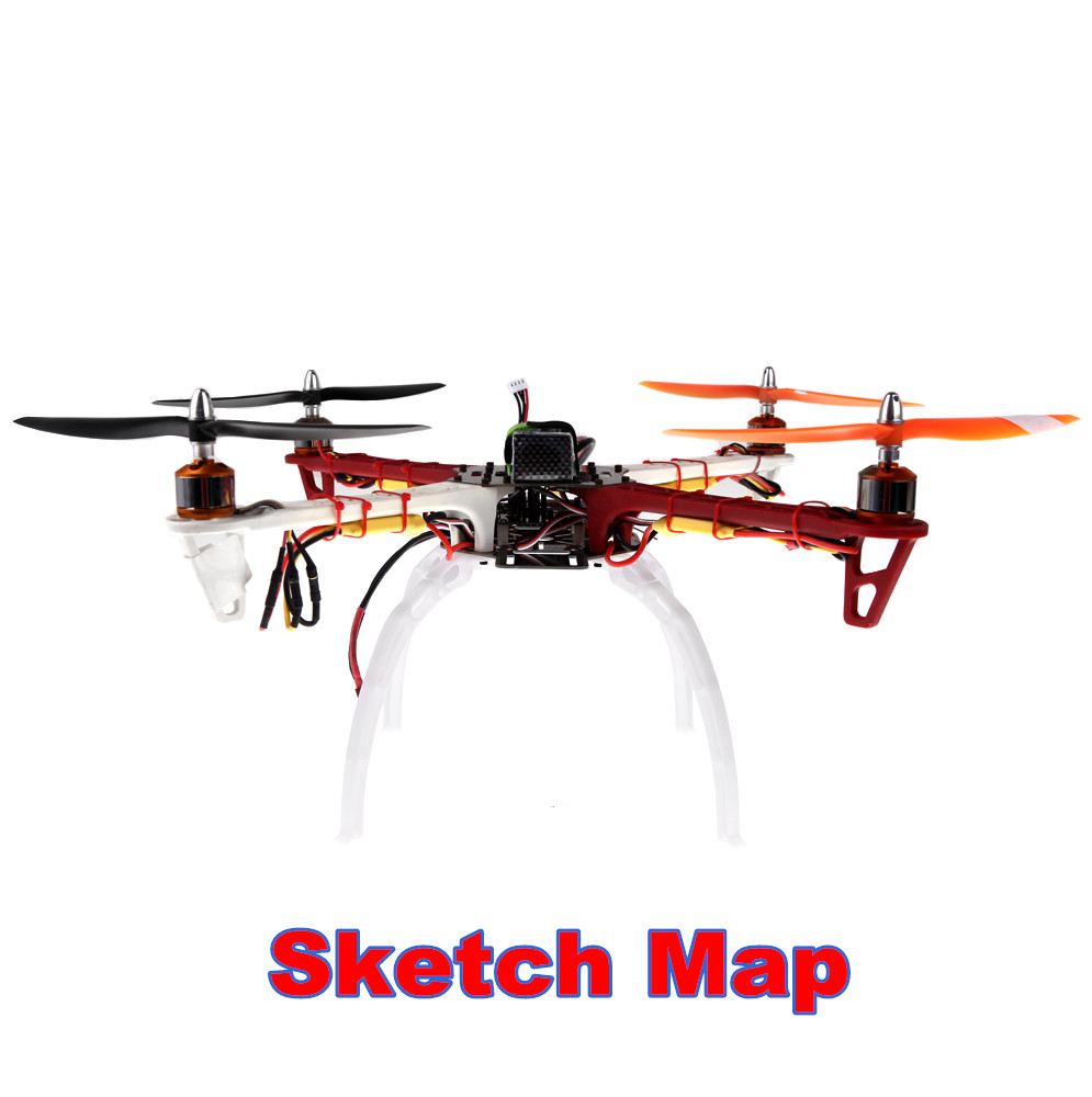 EverTrust TM Heighten Broaden Landing Gear Skids for DJI F450 F550 SK480 RC Qudcopter Multirotor Part EverTrust TM Heighten Broaden Landing Gear Skids for DJI F450 F550 SK480 RC Qudcopter Multirotor Part