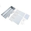 Household Stainless Steel Barbecue Grill Large Outdoor Folding Portable Barbecue Meat Rack BBQ Grill