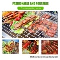 Household Stainless Steel Barbecue Grill Large Outdoor Folding Portable Barbecue Meat Rack BBQ Grill
