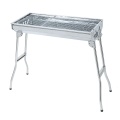 Household Stainless Steel Barbecue Grill Large Outdoor Folding Portable Barbecue Meat Rack BBQ Grill