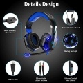KOTION EACH G2000 3.5mm Gaming Headset Noise Reduction for PC Laptop Smartphone with Audio Adapter Cable