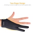VEIKK Drawing Glove Two-finger Drawing Glove Lightweight Sweatproof Soft Glove for VEIKK Graphics Tablet Graphic Monitor