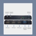 NK-X6 HDMI to USB3.0 Video Capture Card 4K 1080P HDMI 2-in-1 Switcher&Audio Compatible with PS4/XBOX/Recording/Live Streaming