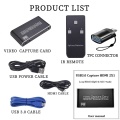 NK-X6 HDMI to USB3.0 Video Capture Card 4K 1080P HDMI 2-in-1 Switcher&Audio Compatible with PS4/XBOX/Recording/Live Streaming