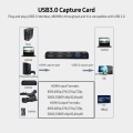 NK-X6 HDMI to USB3.0 Video Capture Card 4K 1080P HDMI 2-in-1 Switcher&Audio Compatible with PS4/XBOX/Recording/Live Streaming