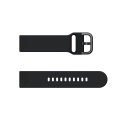 Replaceable Silicone Watch Strap 20mm/22MM Buckle Watch Strap Watch Band Compatible with Samsung Galaxy Watch Active2 Black