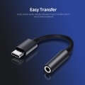 Type-C to 3.5mm Earphone Adapter USB 3.1 Type-C Male to 3.5 AUX Audio Female Jack Audio Adapter for Huawei Xiaomi Samsung Black