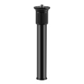 Extendable Aluminum Alloy Extension Pole Rod 19-31cm Universal 1/4-inch 3/8-inch Interface with 2pcs 1/4 to 3/8 Adapter Screws for DSLR SLR Camera Stabilizer Ball Head Tripod