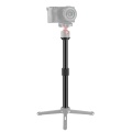 Extendable Aluminum Alloy Extension Pole Rod 19-31cm Universal 1/4-inch 3/8-inch Interface with 2pcs 1/4 to 3/8 Adapter Screws for DSLR SLR Camera Stabilizer Ball Head Tripod