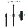 Extendable Aluminum Alloy Extension Pole Rod 19-31cm Universal 1/4-inch 3/8-inch Interface with 2pcs 1/4 to 3/8 Adapter Screws for DSLR SLR Camera Stabilizer Ball Head Tripod