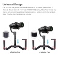DF DIGITALFOTO ARES Z Axis Gimbal Spring Dual Handle Flexiable Damping Detachable Dual Grip Gimbal Handle