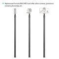 3 Meters/ 9.8ft Carbon Fiber Selfie Stick Adjustable Extension Pole with 1/4 Inch Screw Replacement for Insta 360 One X/ One X2/ One R Panoramic Camera Action Camera
