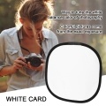 300mm Portable Photography Reflector Gray and White Balance Card