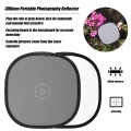 300mm Portable Photography Reflector Gray and White Balance Card