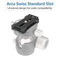 Andoer PU-70L Quick Release Plate 70mm QR Plate 1/4 Inches Mounting Screw