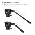 JIEYANG JY0506H Professiona Aluminum Alloy Fluid Video Head Hydraulic Damping Tripod Head