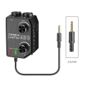 CoMica LINKFLEX AD3 Two-channels XLR/3.5mm/6.35mm-3.5mm Audio Preamp Mixer / Adapter / Interface