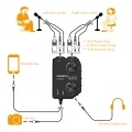 CoMica LINKFLEX AD3 Two-channels XLR/3.5mm/6.35mm-3.5mm Audio Preamp Mixer / Adapter / Interface
