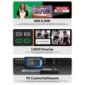 AVMATRIX HVSO402U Portable Multi-format Video Switcher
