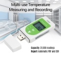 KKmoon Data Logger Multi-use USB Temperature Datalogger Reusable TEMP Recorder with 32,000 Record Capacity