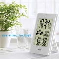 FanJu Indoor Outdoor Thermometer Hygrometer Barometer Wireless Weather Station Alarm Clock Weather Forecaster Station Wireless Indoor & Outdoor Temperature & Humidity Meter Digital Backlight LCD Display Date Time Temperature Humidity Moon Phase