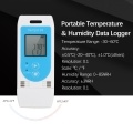 KKmoon USB Temperature Humidity Data Logger Reusable RH TEMP Datalogger Recorder Humiture Recording Meter with 32,000 Record Capacity