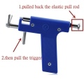 Stainless Steel Body Piercing Tool Kit Professional Ear Nose Navel Piercing Machine with Ears Studs Tools