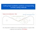 DIY Glass Bottle Cutter Adjustable Sizes Metal Glassbottle Cut Machine for Crafting Wine Bottles Household  Decorations Cutting Tool