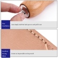 Leather Stitching Tool Hand Stitcher Sewing Awl Upholstery Repair Stitching Sewing Tool with 1 PCS Wax Thread 2 PCS Neddles for Leather Fabric