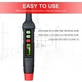 HABOTEST Portable Gas Leak Detector Alarm Combustible Gas Detector with Audible and Visual Alarm for All Types of Flammable Gases Propane Methane Natural Gas