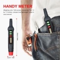 HABOTEST Portable Gas Leak Detector Alarm Combustible Gas Detector with Audible and Visual Alarm for All Types of Flammable Gases Propane Methane Natural Gas