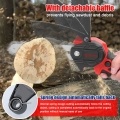 21V 6inch Portable Electric Pruning Saws Small Wood Splitting Chainsaw Brush Motor One-handed Woodworking Tool for Garden Orchard