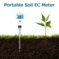 Soil EC Meter Digital Soil Tester with Backlight Screen Portable Soil Salinity Tester for Greenhouse Garden Farm Orchard