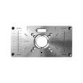 Multifunctional Router Table Insert Plate Woodworking Benches Aluminium Wood Router Trimmer Models Engraving Machine with 4 Rings Tools