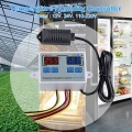Dual Digital Temperature Humidity Controller Home Fridge Thermostat Humidistat Thermometer Hygrometer XK-W1099 AC110-220V