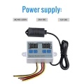 Dual Digital Temperature Humidity Controller Home Fridge Thermostat Humidistat Thermometer Hygrometer XK-W1099 AC110-220V