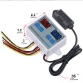 Dual Digital Temperature Humidity Controller Home Fridge Thermostat Humidistat Thermometer Hygrometer XK-W1099 AC110-220V