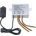 Dual Digital Temperature Humidity Controller Home Fridge Thermostat Humidistat Thermometer Hygrometer XK-W1099 AC110-220V