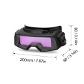 Auto Darkening Welding Goggles for TIG MIG MMA Professional Weld Glasses Goggles Multifunction Utility Tool